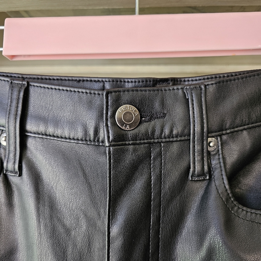 PISTOLA Aline High Rise Skinny Pant in Slate Black - Picture 8 of 12